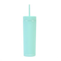 16oz Double Wall Plastic Tumblers  Matte Pastel Colored Acrylic Tumblers with Lids and Straws